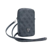 Guess 4G Triangle Logo Smartphone Skuldertaske - Sort