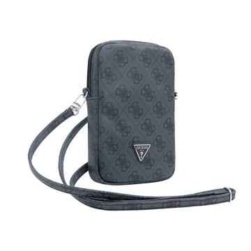 Guess 4G Triangle Logo Smartphone Skuldertaske - Sort