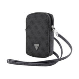 Guess 4G Triangle Logo Smartphone Skuldertaske - Sort