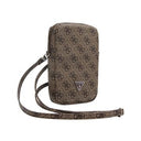 Guess 4G Triangle Logo Smartphone Skuldertaske - Brun
