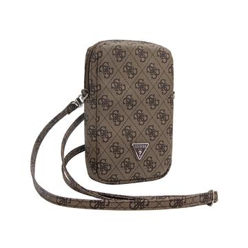 Guess 4G Triangle Logo Smartphone Skuldertaske - Brun