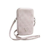Guess 4G Triangle Logo Smartphone Skuldertaske - Pink