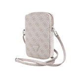 Guess 4G Triangle Logo Smartphone Skuldertaske - Pink