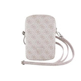 Guess 4G Triangle Logo Smartphone Skuldertaske - Pink