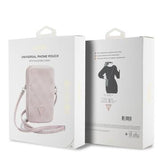 Guess 4G Triangle Logo Smartphone Skuldertaske - Pink