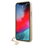 Guess Charms Collection 4G iPhone 12/12 Pro Cover - Grå