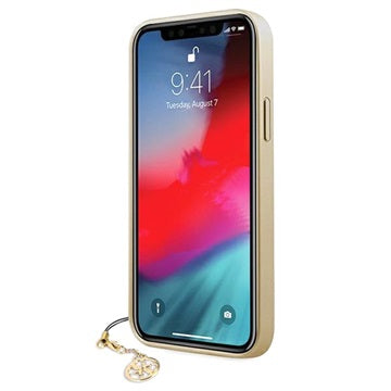 Guess Charms Collection 4G iPhone 12/12 Pro Cover - Grå
