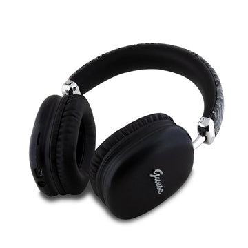 Guess G Cube Metallic Script Logo On-Ear trådløse hovedtelefoner - sort