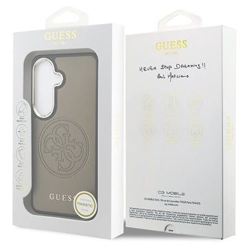 Samsung Galaxy S26 Guess Perforated 4G Logo Cover - MagSafe-kompatibelt - Brun