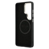 Samsung Galaxy S26 Ultra Guess Perforated 4G Logo Cover - MagSafe-kompatibelt - Sort