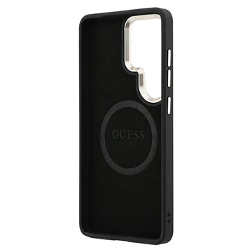 Samsung Galaxy S26 Ultra Guess Perforated 4G Logo Cover - MagSafe-kompatibelt - Sort
