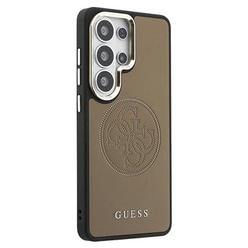 Samsung Galaxy S26 Ultra Guess Perforated 4G Logo Cover - MagSafe-kompatibelt - Brun
