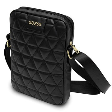 Guess Quilted Collection Skuldertaske - 10" - Sort