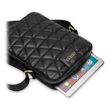 Guess Quilted Collection Skuldertaske - 10" - Sort