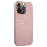 Guess Saffiano iPhone 13 Pro Max Hybrid Cover - Pink
