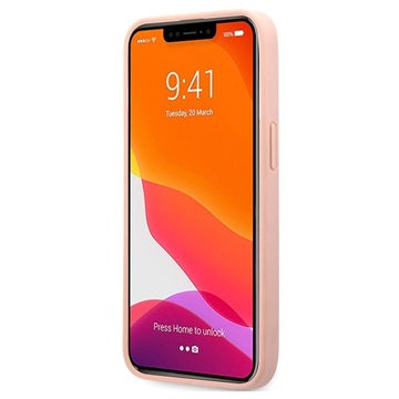 Guess Saffiano iPhone 13 Pro Max Hybrid Cover - Pink