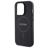 iPhone 15 Pro Max Guess Saffiano Hybrid Cover - MagSafe Kompatibel - Sort