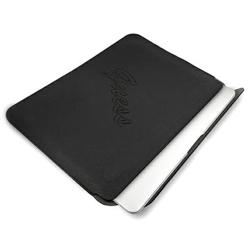 Guess Saffiano Sleeve til Bærbar, Tablet - 13" - Sort