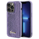 iPhone 15 Pro Max Guess Sequin Script Logo Cover - Lilla