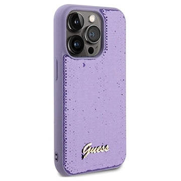 iPhone 15 Pro Max Guess Sequin Script Logo Cover - Lilla