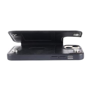 Hanman Mika iPhone 14 Cover med Pung - Sort
