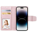 Hanman Miro2 iPhone 14 Pro Pung Cover - Rødguld