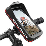 HL-176A Hurtigudløsende cykel- og motorcykel telefonholder - 7" - Sort
