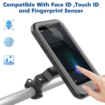 HL-69 cykelstyr mobiltelefon holder montering vandtæt telefon taske cykling motorcykel touch screen holder beslag