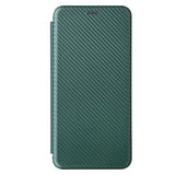 HTC Desire 22 Pro Pung Cover- Kulfiber - Grøn