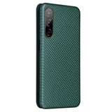 HTC Desire 22 Pro Pung Cover- Kulfiber - Grøn