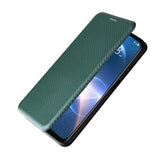 HTC Desire 22 Pro Pung Cover- Kulfiber - Grøn
