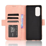 HTC U24 Pro Pung Cover med Kortholder - Pink