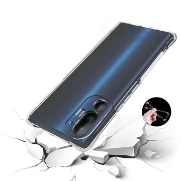 HTC U24 Pro Stødtæt TPU Cover - Gennemsigtig