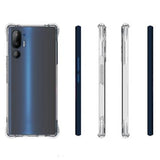 HTC U24 Pro Stødtæt TPU Cover - Gennemsigtig