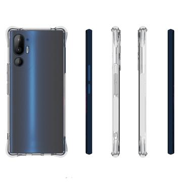 HTC U24 Pro Stødtæt TPU Cover - Gennemsigtig