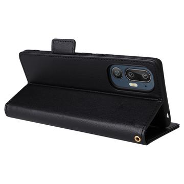HTC U24 Pro Pung med Magnetisk Lukning - sort