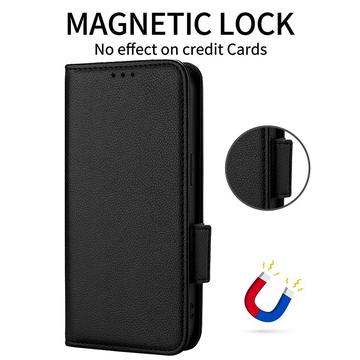 HTC U24 Pro Pung med Magnetisk Lukning - sort