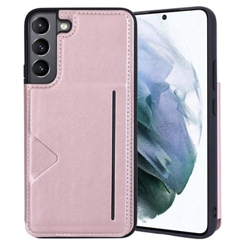Hanman Mika Samsung Galaxy S23 5G Cover med Pung - Rødguld