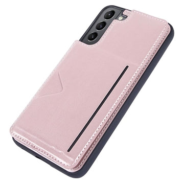 Hanman Mika Samsung Galaxy S23 5G Cover med Pung - Rødguld