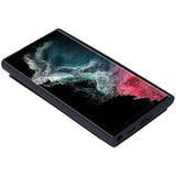 Hanman Mika Samsung Galaxy S23 Ultra 5G Cover med Pung - Sort