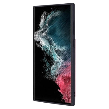 Hanman Mika Samsung Galaxy S23 Ultra 5G Cover med Pung - Rødguld