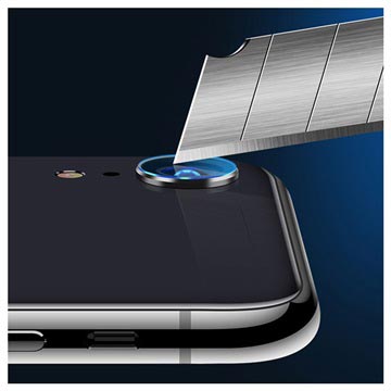Hat Prince iPhone XR Kamera Linse Skærmbeskyttelse Hærdet Glas - 2 Stk.