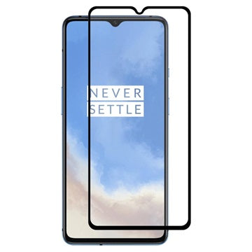 Hat Prince Full Size OnePlus 7T Skærmbeskyttelse Hærdet Glas - 9H, 0.26mm - Sort