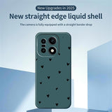 OnePlus 15 Slim TPU-cover med hjertemønster - Grøn / Sort