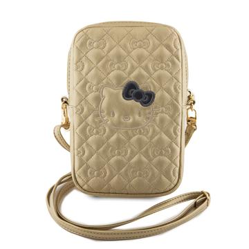 Hello Kitty Quilted Bows Smartphone Skuldertaske - Guld