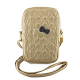 Hello Kitty Quilted Bows Smartphone Skuldertaske - Guld