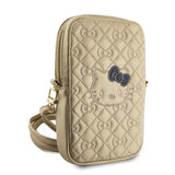 Hello Kitty Quilted Bows Smartphone Skuldertaske - Guld
