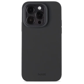 iPhone 15 Pro Max Holdit Silikone Cover - Sort
