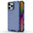 iPhone 16 Pro Honeycomb Armored Hybrid Cover - Blå