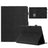 Honeycomb-mønstret universelt tablet-etui med kortholdere - 10" - Sort